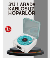 Stereo Sesli Gece Lambalı Bluetooth Hoparlör – Şık Vintage Tasarım
