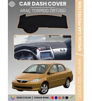 HONDA CITY (2002-2007) Torpido Örtüsü Ön Panel Torpido Koruma Tam Uyum Çatlamayı Önler