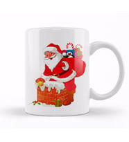 Yılbaşı Yeni Yıl Konseptli Noel Baba 01 Kupa Bardak Porselen