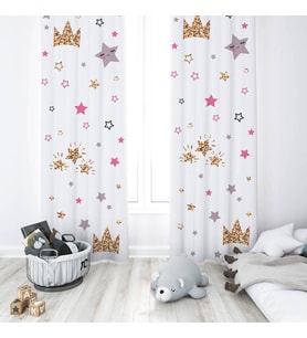 Çocuk Odası Dijital Baskılı 135x260cm Tek Kanat Fon Perde Model 00086