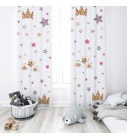 Çocuk Odası Dijital Baskılı 135x260cm Tek Kanat Fon Perde Model 00086