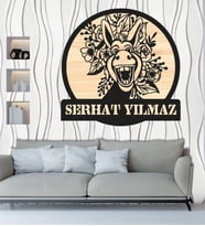 Sevimli Eşşek Ahşap Duvar tablo