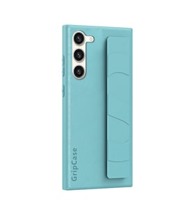 ScHitec Samsung Galaxy S24 Uyumlu Premium Case Parmak Askılı Telefon Kılıfı Açık Mavi