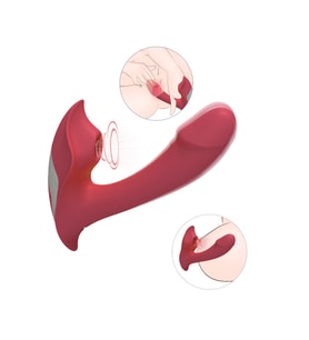 S-Hande Heart of Ocean Kumandalı G-Noktası ve Klitoris Emiş Özellikli Teknolojik Vibratör