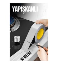 ModaCar Su Sızdırmaz Mutfak Tezgah Bandı Kendinden Yapışkanlı 10 Metre BEYAZ