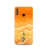 Huawei P30 Lite Uyumlu Baskılı Yumuşak Silikon Şeffaf Telefon Kılıfı