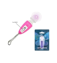 Powered 6 Cm Mini Vibratör Mastürbatör Anahtarlık Vibratör Pembe