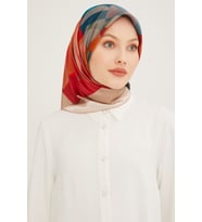 ARMİNE İPEK EŞARP 8901D (TWİLL) (NOSTALJİ)-38