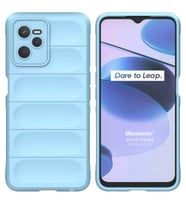 Microsonic Realme C35 Kılıf Oslo Prime Mavi (Mavi)
