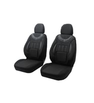 Dacia  Uyumlu Tek Kabin Pikap 1+1 Koltuk Kılıfı Siyah (Karışık)