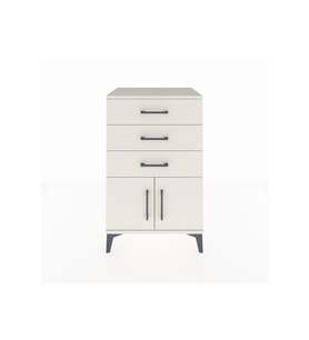 Hyperion Komodin 3 Çekmeceli 2 Kapaklı 60x44x96 Aytaşı-Aytaşı