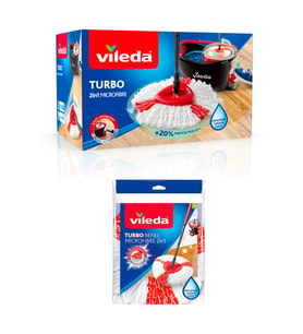 Turbo 2in1 Pedallı Mikrofiber Temizlik Seti Yedek Paspas Dahil