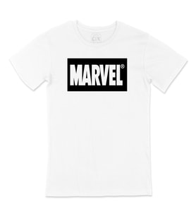 Siyah Marvel Logolu Tişört