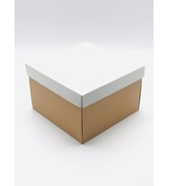 23x23x15 Kraft Çok Amaçlı Kutu Karton Kutu Pasta Kutusu (10 Adet)