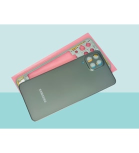 Samsung Galaxy M33 Uyumlu FULL KASA Arka Kapak Batarya Kapağı - YEŞİL