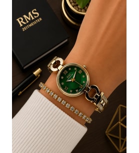 RMS Romanson Premium Seri Özel Tasarım Kordon 2 Yıl Garantili 3Atm Kadın Kol Saati+Bileklik A2234.29