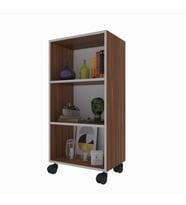 Kenzlife kitaplık beril 108*060*020 cvz tekerlekli mutfak dolabı banyo ofis ayakkabılık kiler