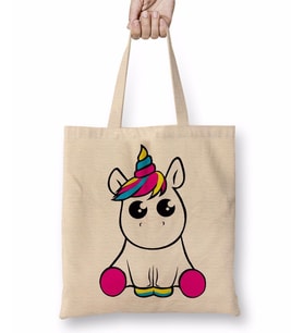 Bebek Unicorn Bez Çanta Uzun Saplı