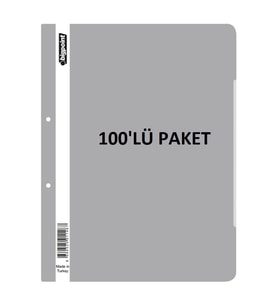 Bigpoint Telli Dosya Gri x 100 Adet