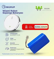 Wiami FX-10 Robot Süpürge Uyumlu Batarya 5200 mAh -