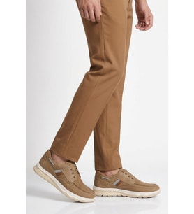 Ayakmod Premium Kum-Bej Hakiki Deri Erkek Casual Ayakkabı 2676 M