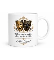 Tiyatro Kulübü Oyuncularına Sahne Tozu Yutanlara Özel Kupa Bardak Hediye