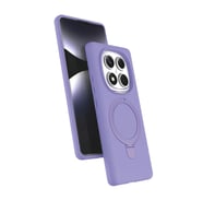 Newface Xiaomi Redmi Note 14 Pro 5G Regal Magsafe Standlı Kapak - Lila