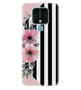 Tecno Camon 16 18P Pova Pova 3 Pova Neo Kılıf Desemli Silikon Flowers 4 1390