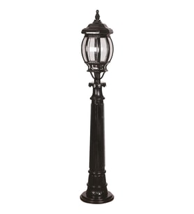 AVONNI BSU-68208-BSY-M2-B Siyah Boyalı Dış Mekan Aydınlatma E27 ABS Polikarbon Cam 18cm