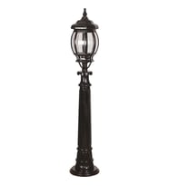 AVONNI BSU-68208-BSY-M2-B Siyah Boyalı Dış Mekan Aydınlatma E27 ABS Polikarbon Cam 18cm