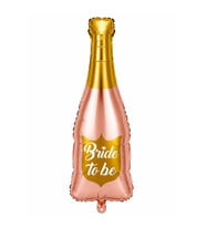 Şampanya Şişe Bride To Be Rose Gold Folyo Balon