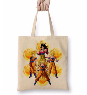Dragon Ball Goku Bez Çanta Uzun Saplı