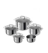 Zwilling Quadro 5 Parça Çelik Tencere Seti (Gri)
