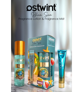 Ostwint Blue Sea Vücut Spreyi 200ml Ve Vücut Kremi 50ml Set Ferahlatıcı Deniz Esintisi Çiçeksi Parfüm Kokusu