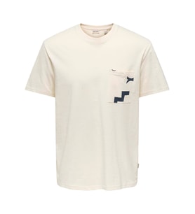 ONSPERRY LIFE REG LEAF SS POCKETTEE Egret