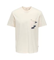 ONSPERRY LIFE REG LEAF SS POCKETTEE Egret