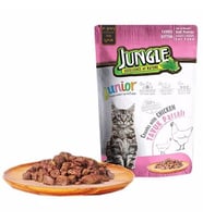Jungle Tavuklu Pouch Yavru Kedi Konservesi 100 gr x 12 adet
