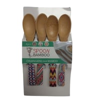 WOOD&MORE BAMBU KISA SAPLI 4LÜ KAŞIK