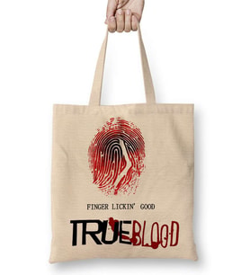 True Blood Bez Çanta Uzun Saplı