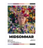 Midsommar Alternatif Modern Film Afişi Tablo Ahşap Poster Dekoratif