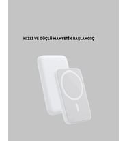 Manyetik Kablosuz Powerbank – iPhone 12/13/14/15 Uyumlu, Hızlı Şarjlı, Ultra Hafif