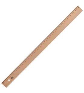 Hatas Tahta Cetvel 50 Cm 2 adet