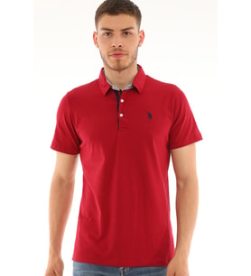 T8582 DEWBERRY ERKEK T-SHIRT-BORDO