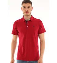 T8582 DEWBERRY ERKEK T-SHIRT-BORDO