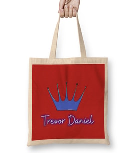 Trevor Daniel LOGO Bez Çanta Uzun Saplı