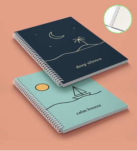 Co Notes 15x21 Orbit Calm X Distant Worlds 2'li Kareli Defter Seti - GDTK-906139-1 (Siyah-A.Yesıl)