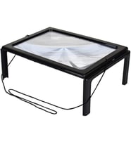 Yaşlılar Için A4 Boyutu Masa Tipi Işıklı Okuma Büyüteç Th-275205B
