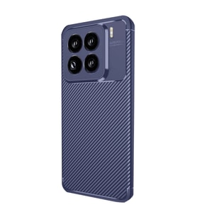 Xiaomi Mi 15 Pro Kılıf Auto Focus Karbon Kapak - Lacivert