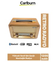 Yüksek Sesli Retro Şık Şarjlı Bluetooth Müzik Çalar Usb Sd Aux Fm Radyo Nostaljik Müzik Kutusu