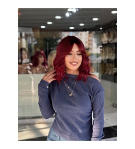 Exclusive Kızıl Dalgalı Peruk Model - Yeni Vip Model